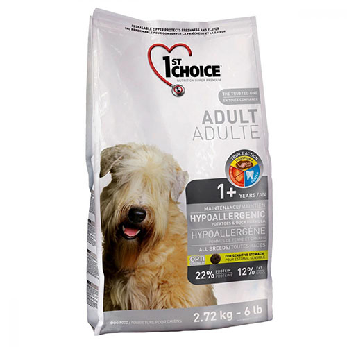 1st Choice Adult All Breeds Hypoallergenic - Фест Чойс Корм для собак всех пород страдающих от аллергии с уткой и картфелем
