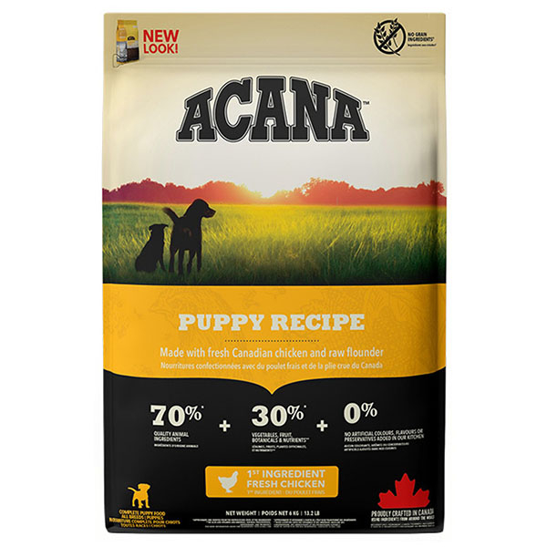 Acana Heritage Puppy and Junior - Корм Акана для щенков средних пород