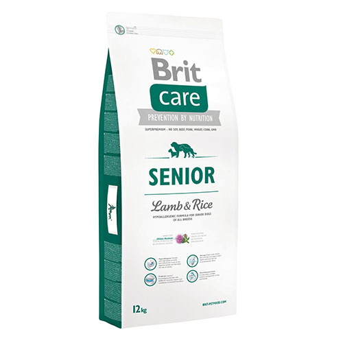 Brit Care Senior lamb & Rice - Корм ​​для старіючих собак з ягням і рисом