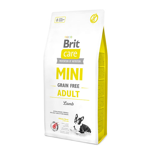 Brit Care Mini Adult Lamb - Беззерновой корм с ягненком для взрослых собак малых пород