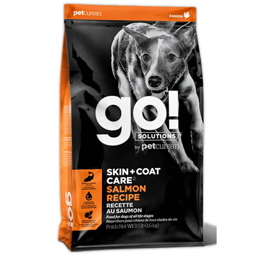 GO! Solutions Skin & Coat Care Salmon - Корм ​​с лососем и овсянкой для щенков и взрослых собак
