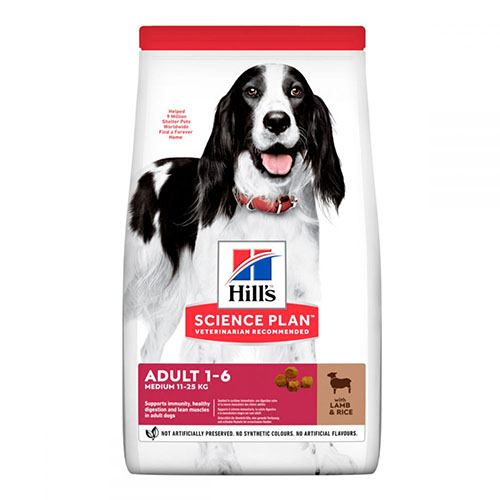 Hills Хилс Canine Adult Lamb & Rice Корм для собак средних пород — с ягненком и рисом