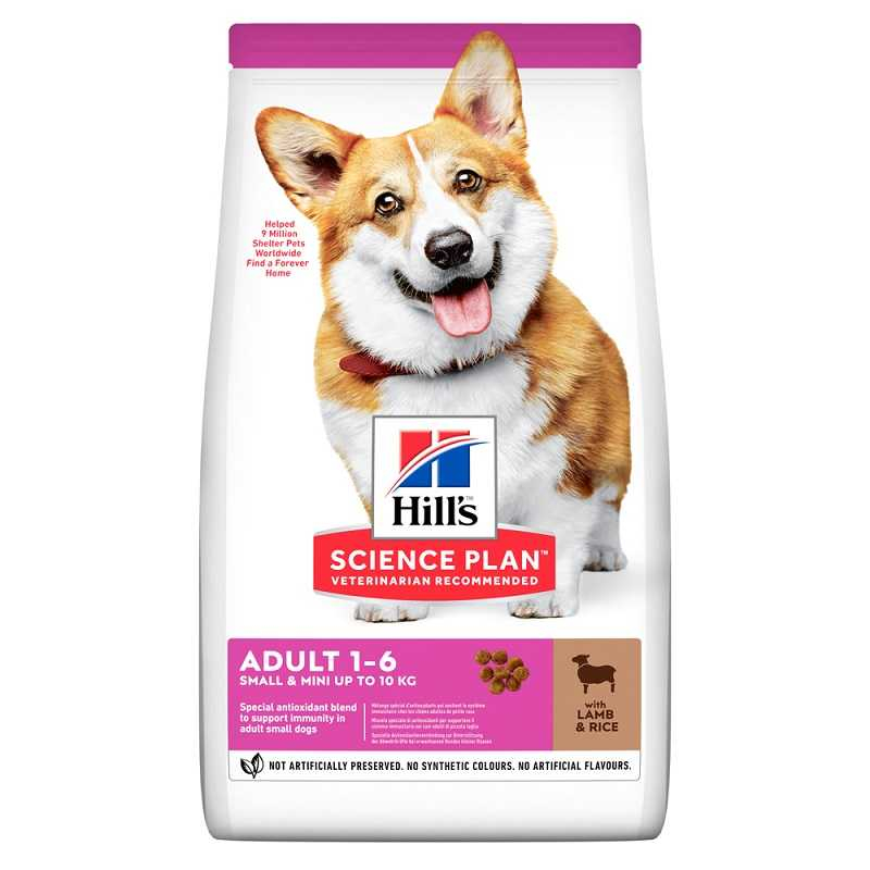 Hills Adult Small Miniature - для собак мелких и миниатюрных пород с ягненком и рисом