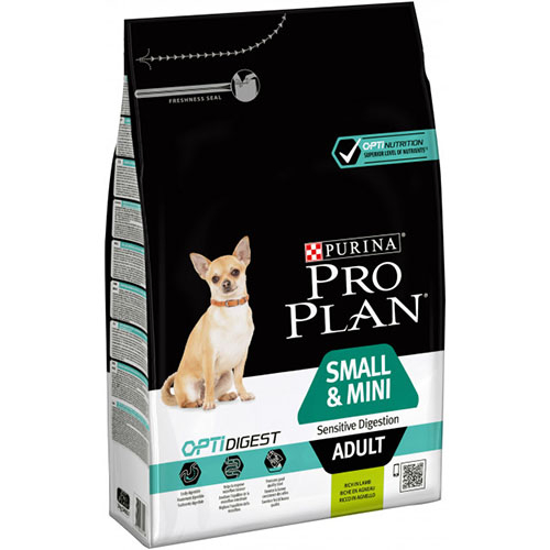 Purina Pro Plan Small and Mini Sens.digestion - Сухой корм для собак малых пород с чувствительным ЖКТ, с ягнёнком