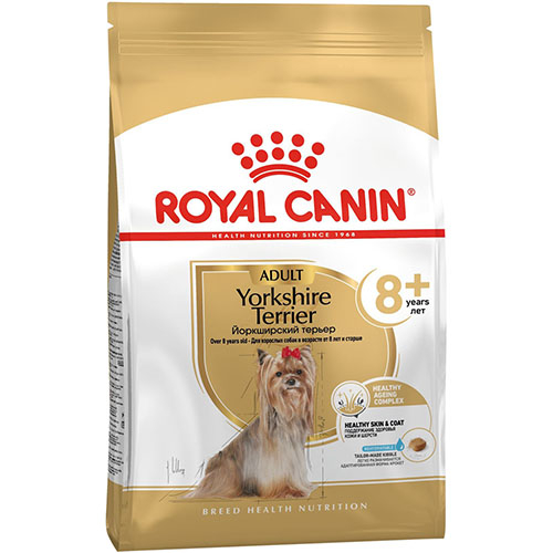 Royal Canin Yorkshire AGEING 8+ - корм Роял Канин для пожилих йоркширских терьеров