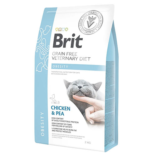 Brit GF Veterinary Diet Cat Obesity - Лечебный сухой корм для кошек с избыточным весом