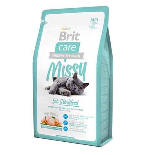 Brit Care Cat Missy for Sterilised - Сухой корм для стерилизованных кошек и котов