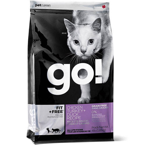 GO (Го) Корм сухий для кошенят і кішок зі свіжої куркою, індичкою, качкою та лососсем