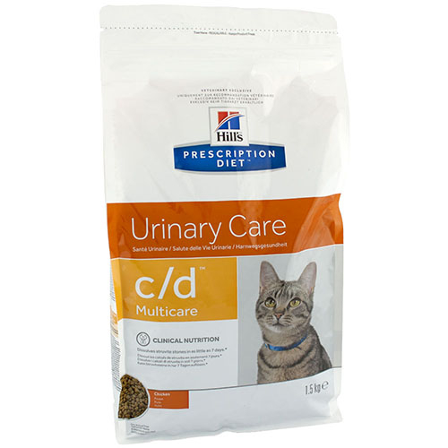 Hills Prescription Diet c/d Multicare Chicken Хиллс Лечебный корм для кошек с заболеваниями мочевыводящих путей