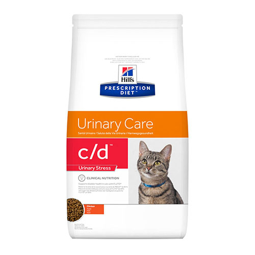 Hills (Хилс) PD Feline C/D Urinary Stress Feline Chicken для кошек с идиопатическим циститом (ИЦК), с курицей