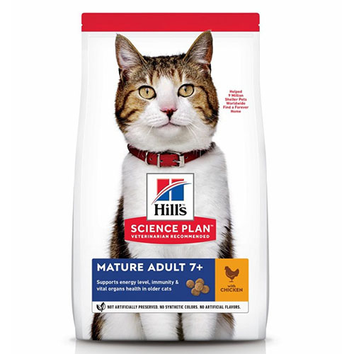 Hills (Хилс) SP Mature Adult 7+ - корм для кошек старше 7 лет с курицей