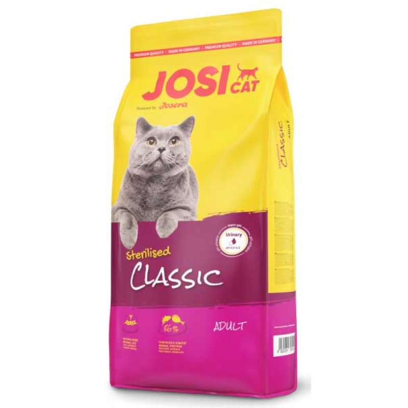 JosiCat Sterilised Classic - ЙозиКет Стерелайзд Клессик - корм для стерилизованных котов и кошек