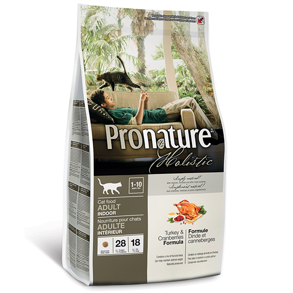 Pronature Holistic Adult Turkey & Cranberries - Пронатюр ХОЛІСТІК З індичкою І ЖУРАВЛИНОЮ для котів всіх порід