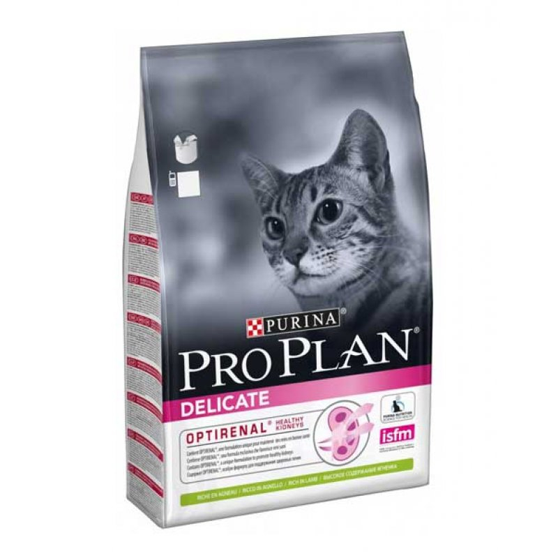 Pro Plan Delicate (Деликат) - Сухой кошачий корм с ягненком, для котов с чувстивтельным ЖКТ