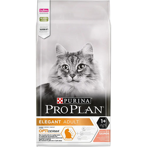 Pro Plan Derma Plus- Сухий котячий корм з лососем, для котів з чувстівтельной шкірою