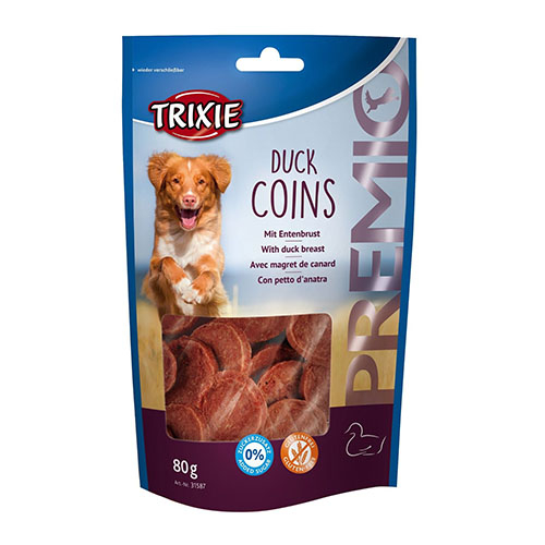 Лакомства для собак Trixie 31587 Premio Duck Coins с уткой
