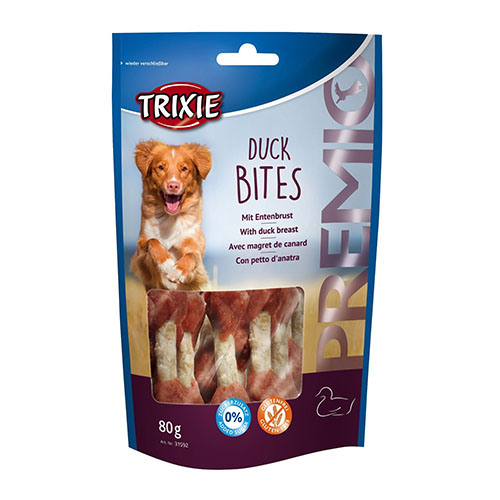 Trixie 31592 Premio Duck Bites Лакомства для собак с уткой