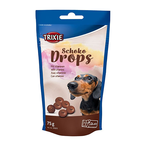 Trixie Chocolate Drops дропсы для собак со вкусом шоколада