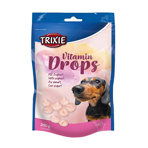 Trixie Vitamin Drops дропсы для собак со вкусом йогурта 200гр