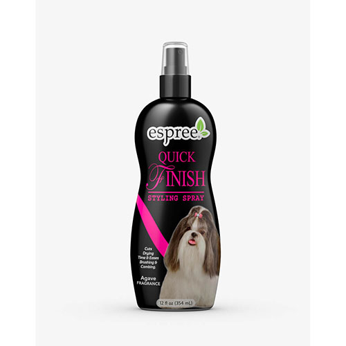 ESPREE (Эспри) Quick Finish Styling Spray - Косметическое средство для сокращения времени высыхания, легкого расчесывания и комбинированной укладки шерсти собак