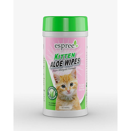 ESPREE (Эспри) Kitten Wipes - Вологі серветки для чищення кошенят