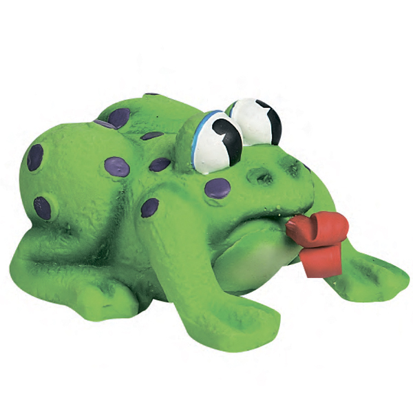 Flamingo Frog Pop-Up Tongue ФЛАМІНГО іграшка для собак і цуценят, жаба з мовою, латекс