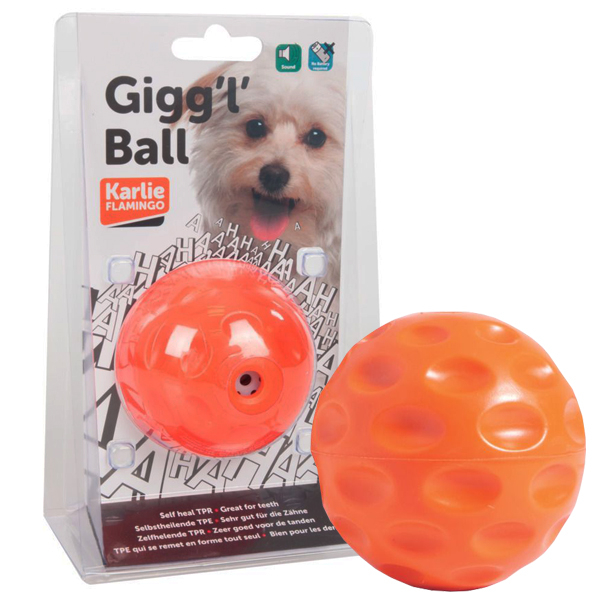 Flamingo Gigg"L Ball - Фламинго гигг"л бол мяч игрушка для собак, резина