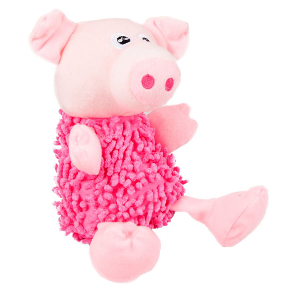 Flamingo Shaggy Pig - Фламинго шеги пиг мягкая игрушка для собак, плюш