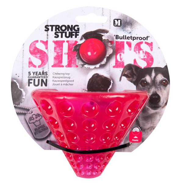 Flamingo Shots Cone - Фламинго шотс конус суперпрочная игрушка для собак, резина, плавающая