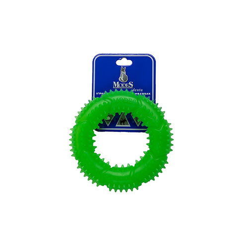 Кольцо MODES Denta зеленый, игрушка для собак