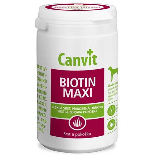 Canvit Biotin Maxi for dogs - Кормовая добавка для шерсти собак больших пород