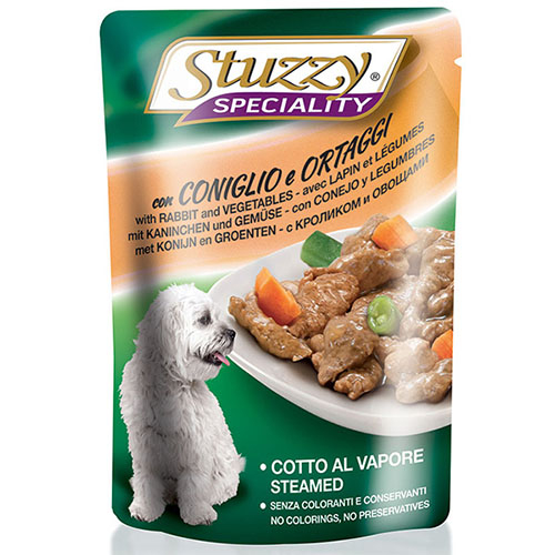 Stuzzy Speciality Dog Rabbit Vegetables ШТУЗІ СПЕШЕЛІТІ ДОГ КРОЛИК з овочами в соусі корм для собак