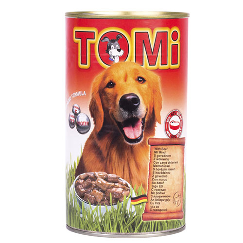 TOMi Beef ТОМИ ГОВЯДИНА супер преміум корм, консерви для собак
