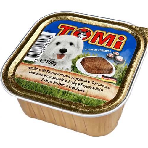 TOMi fish РИБА консерви корм для собак, паштет
