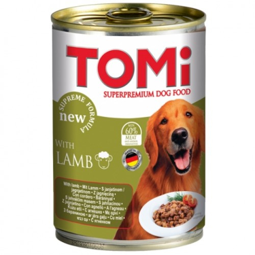 TOMi lamb ТОМИ ягня супер преміум корм, консерви для собак