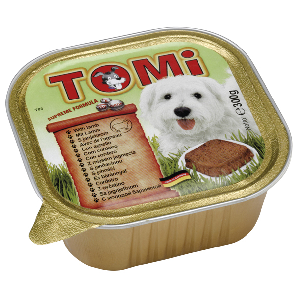 TOMi lamb ТОМИ ягня консерви для собак, паштет