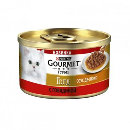 Gourmet Gold (Гурме Голд) З яловичиною консерва для кішок
