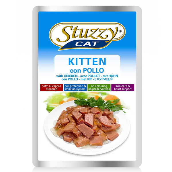 Stuzzy Cat Kitten ШТУЗІ КЕТ КОТЕНОК КУРКА в соусі корм для кошенят