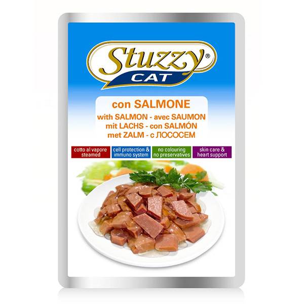 Stuzzy Cat Salmon ШТУЗІ КЕТ ЛОСОСЬ в соусі корм для кішок